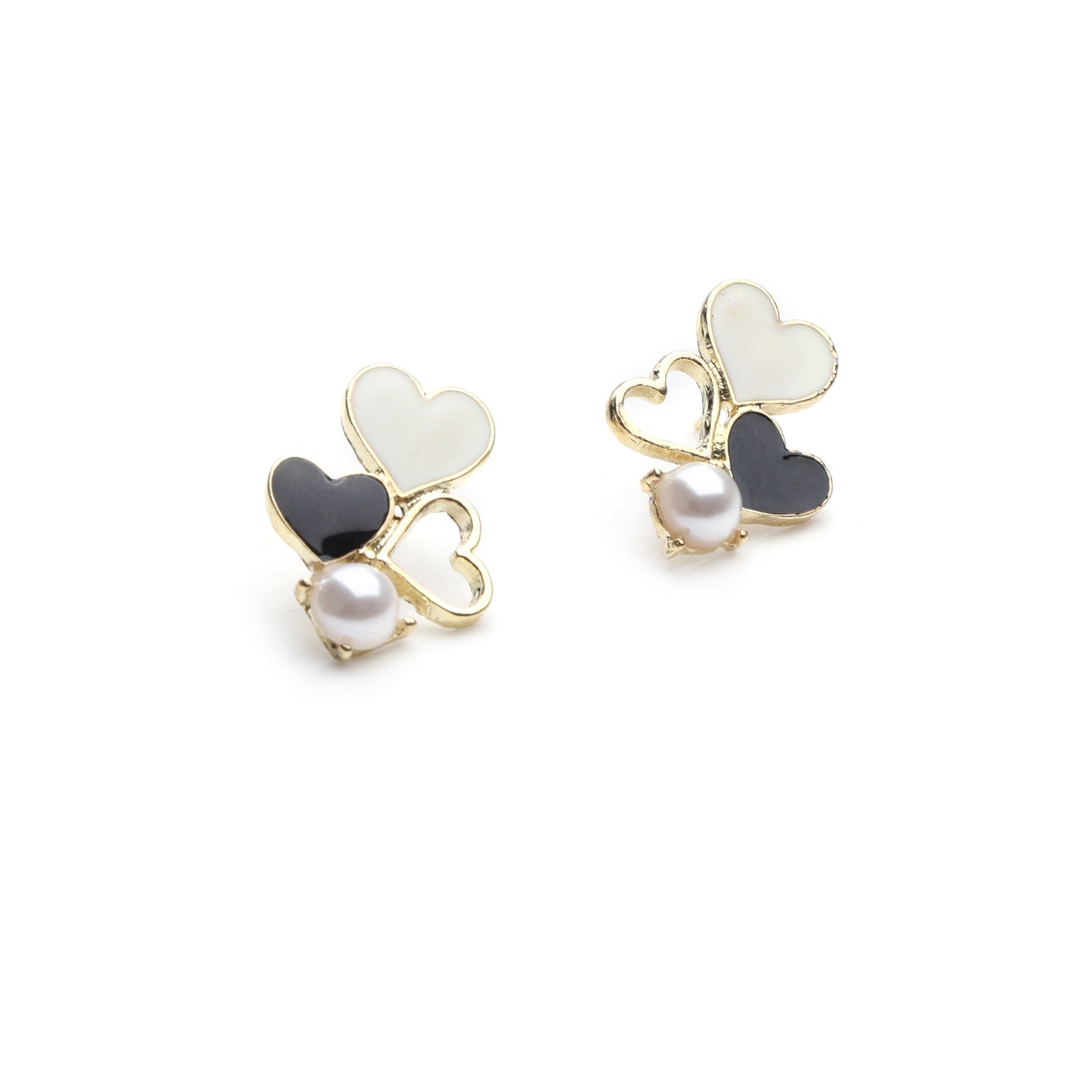 HeartBeat Pearl Studs